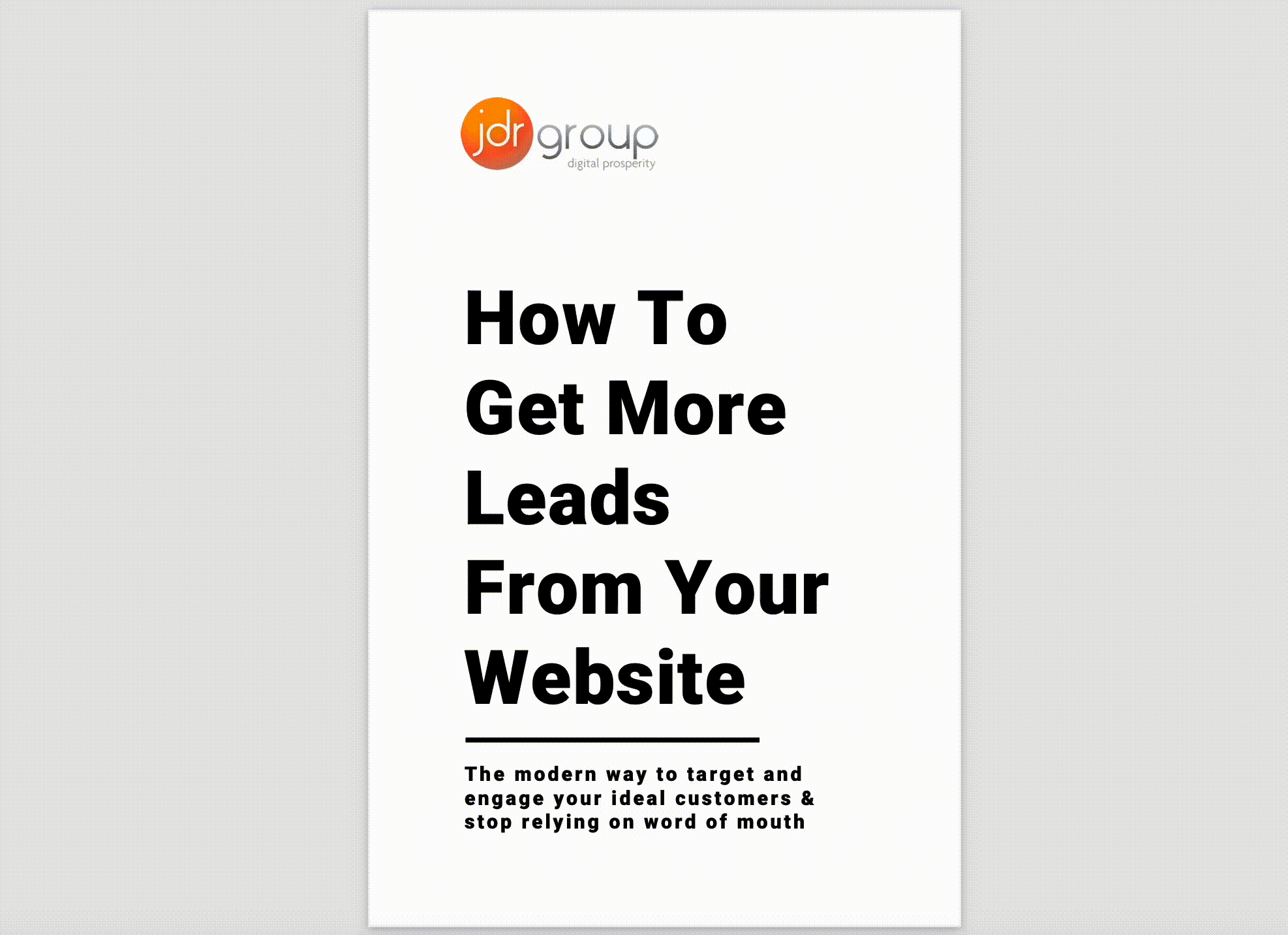 How To Get Leads From Your Website - GIF